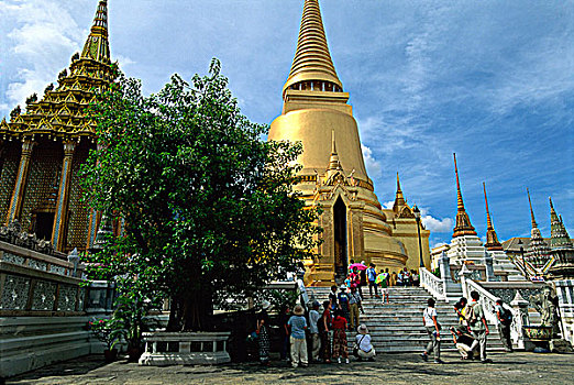 寺院,玉佛寺,曼谷