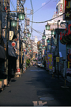 街道,东京,日本
