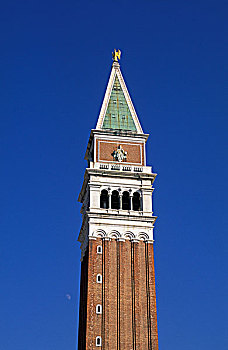 意大利,威尼托,威尼斯,圣马科,钟楼