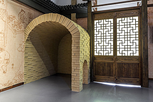 古代制陶窑窖作坊,山东省齐鲁酒地酒文化博物馆