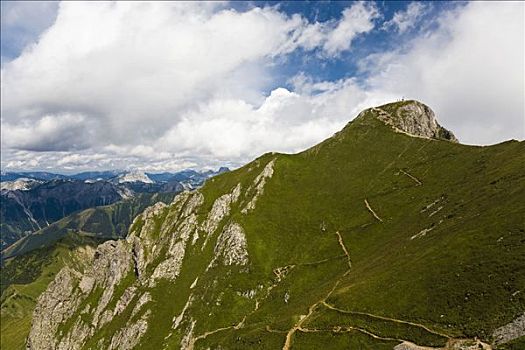 山,顶峰,艾森埃尔茨,施蒂里亚,奥地利,欧洲