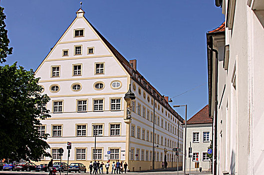 建筑,因格尔斯塔德特,巴伐利亚,德国,欧洲