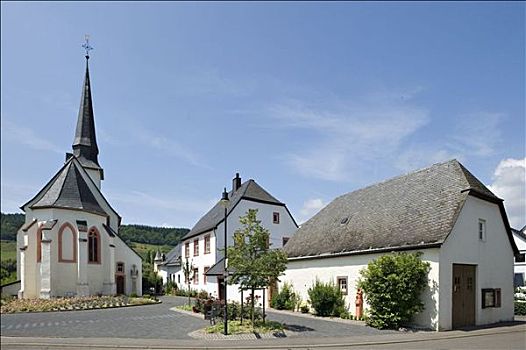 乡村,教堂,德国