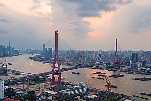 上海杨浦大桥景观