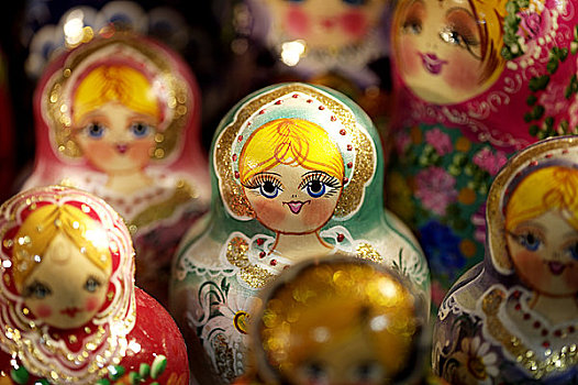 俄罗斯娃娃,出售,布拉格,旅游,店