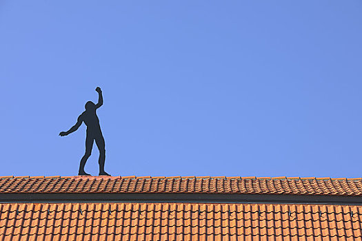 平衡性,屋顶,达姆施塔特,黑森州,德国