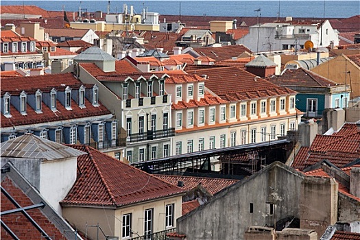 屋顶,里斯本,葡萄牙