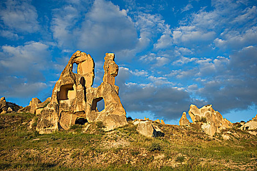 岩石构造,卡帕多西亚,土耳其