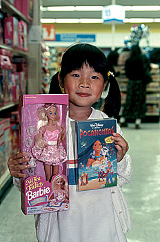 女孩,孩子,芭比娃娃,娃娃,玩具,香港,中国