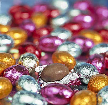 迷你,巧克力,复活节彩蛋