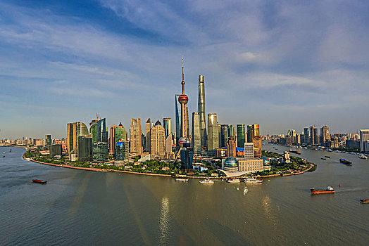 中国,上海,浦东,天际线,东方明珠电视塔,世界金融中心,塔,黄浦江