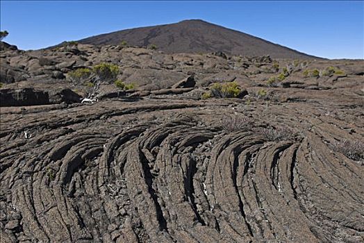 火山,留尼汪岛,法国,非洲