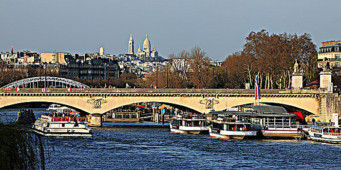 法国,巴黎,塞纳河,桥