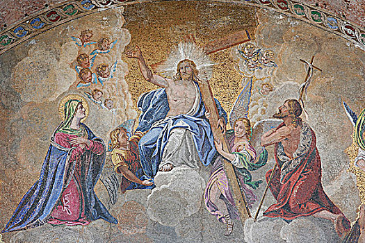 大教堂,壁画,威尼斯