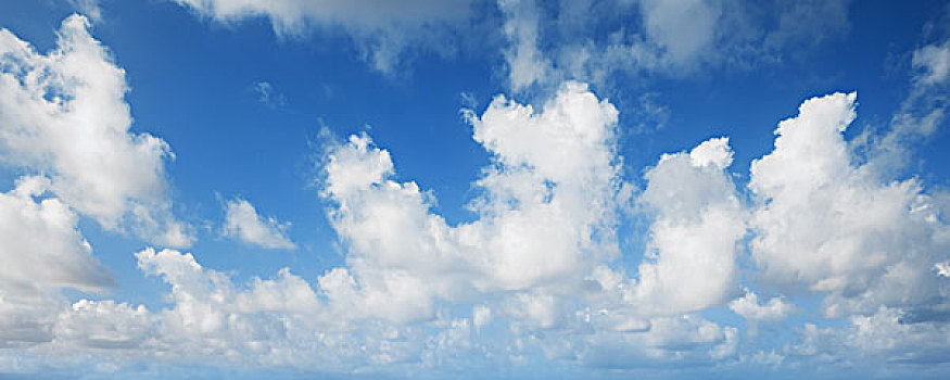 蓝天,白云,抽象,全景,自然,背景