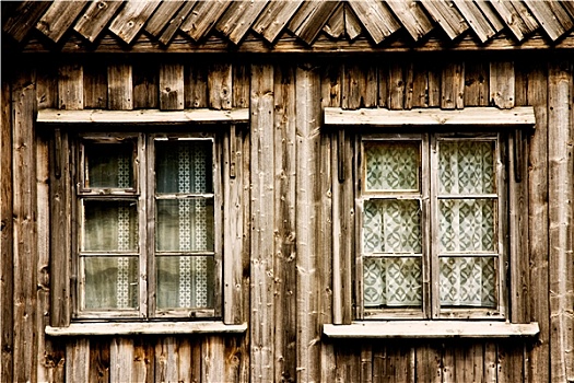 窗户,木质,屋舍