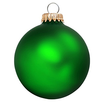 绿色,圣诞饰品,隔绝