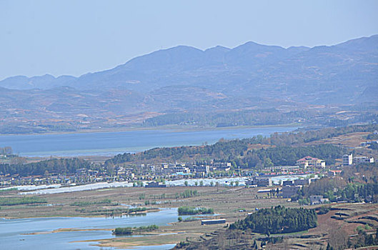 草海风光,云贵高原,喀斯特地貌,威宁,威宁草海,栖息地,海,淡水湖,湖水,湖泊,湿地,湿地高原,草,草海,贵州风光,风光,高原湖泊,黑颈鹤,鸟类,鸟的乐园