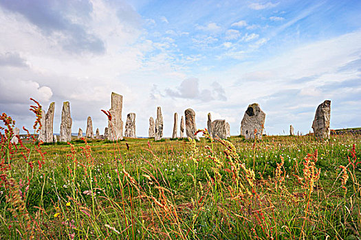 卡拉尼西,石头,刘易斯岛,外赫布里底群岛,苏格兰
