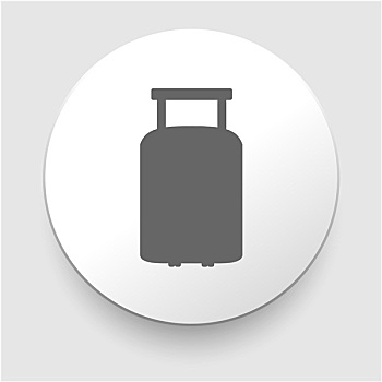 旅行,行李,手提箱,网络,黑色,象征