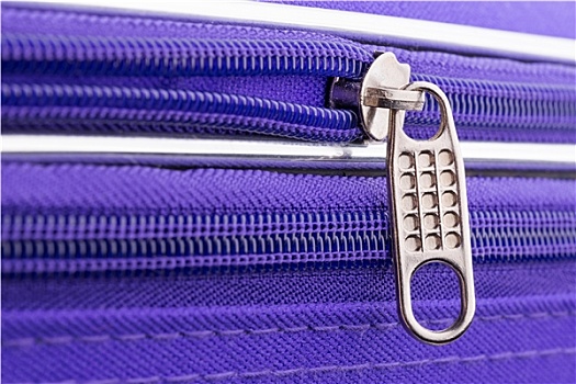 拉拽,链子,拉链,紫色,手提箱