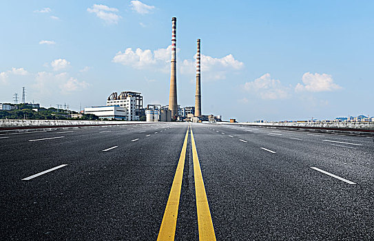 高速公路,电厂