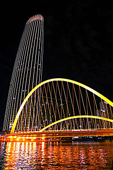 大沽桥夜景