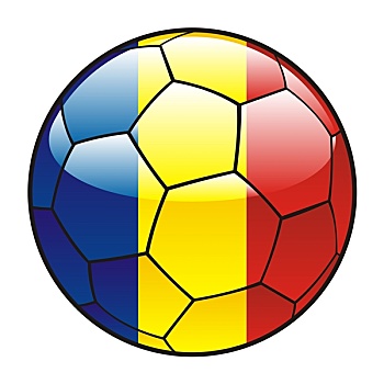 罗马尼亚,旗帜,足球