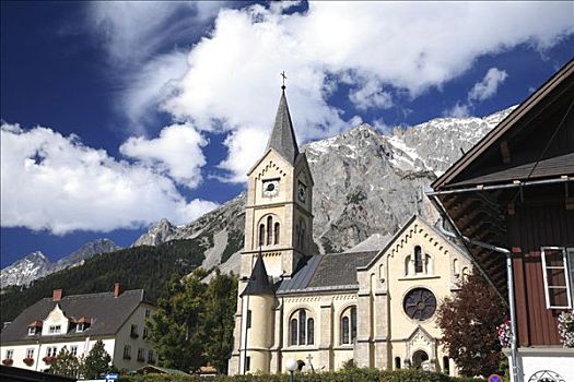 教堂,奥地利,施蒂里亚