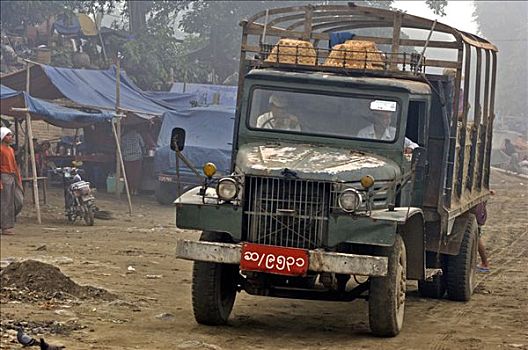 卡车,缅甸