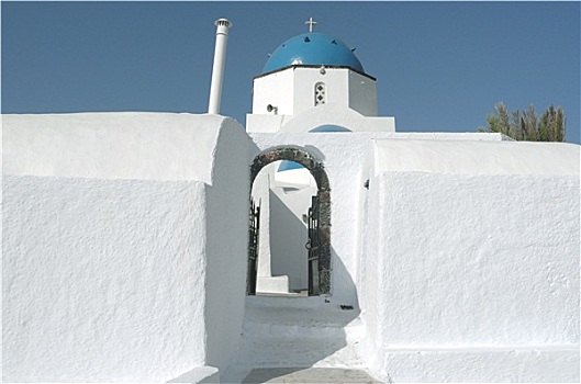 教堂,圣托里尼岛,希腊