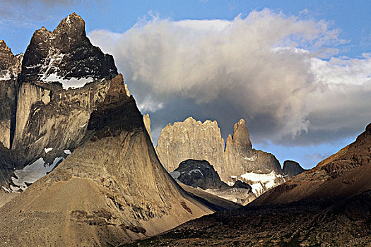 智利,风景,托雷德裴恩国家公园,大幅,尺寸