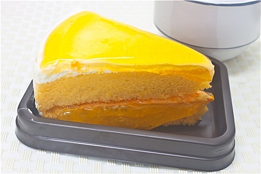 橙色,芝士蛋糕,盘子,背景