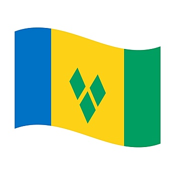 旗帜,圣徒,格林纳丁斯群岛
