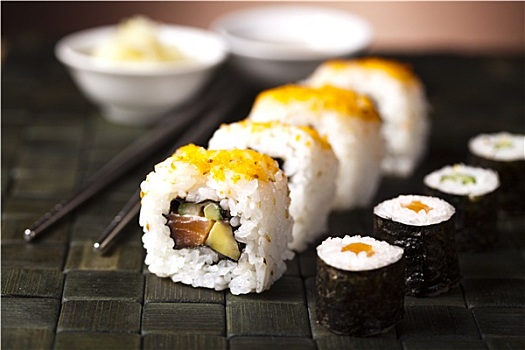 日本,寿司,海鲜,米饭
