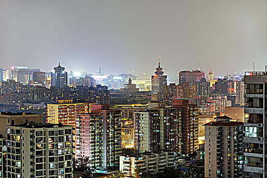 城市夜景空镜