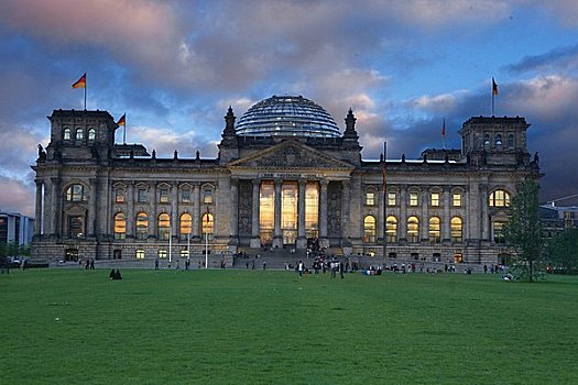 建筑,政府建筑,德国国会大厦,柏林,德国