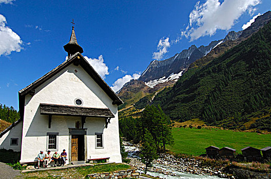 小教堂,瓦莱,瑞士,欧洲