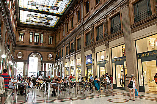 购物,拱廊,罗马,拉齐奥,意大利,欧洲