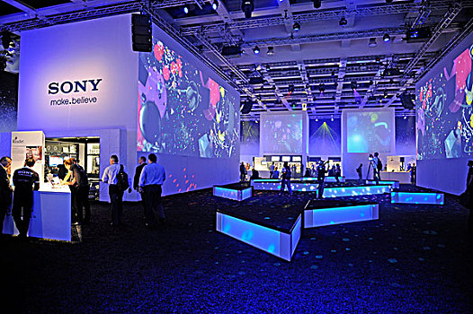 展示,索尼,电子产品,2009年,柏林,德国,欧洲