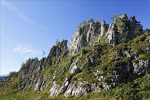 石头,靠近,巴伐利亚森林