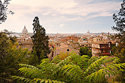 风景,上方,罗马城,意大利
