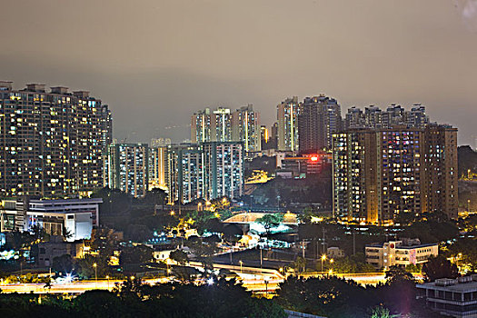 香港尖沙咀夜景