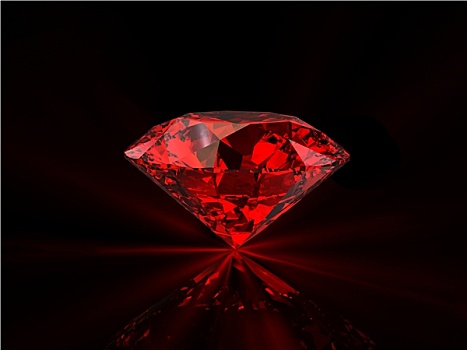 红色,钻石,黑色背景,背景