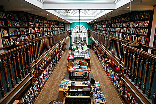 旅行,局部,书店,书本,伦敦,英格兰