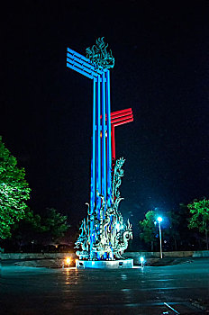 蚌埠夜景-龙子湖公园