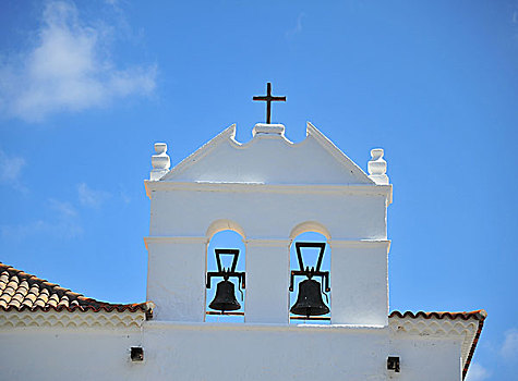 钟楼,兰索罗特岛,加纳利群岛,西班牙,欧洲