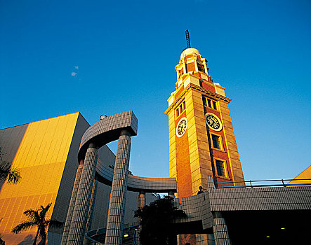 香港回归十周年图片展览尖沙咀钟楼