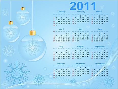 日历,抽象,蓝色,圣诞节,背景