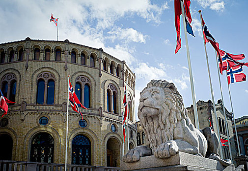 挪威,议会,旗帜